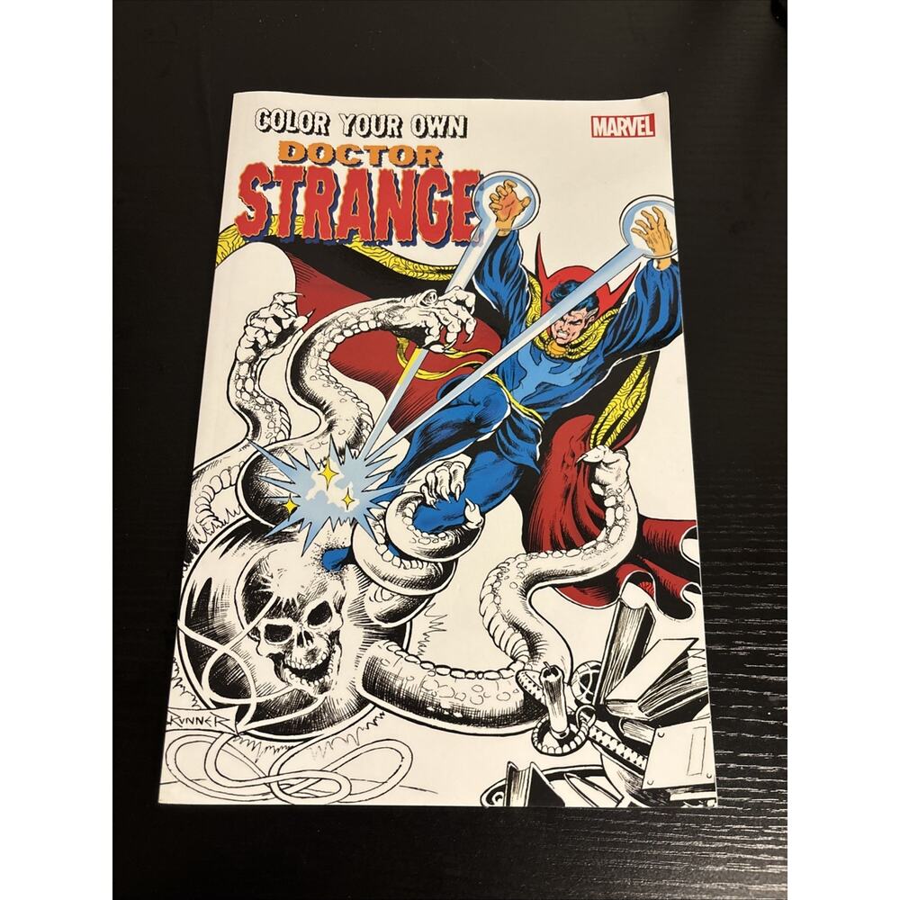 Color Your Own Doctor Strange by Steve Ditko (2016, Trade Paperback) Marvel